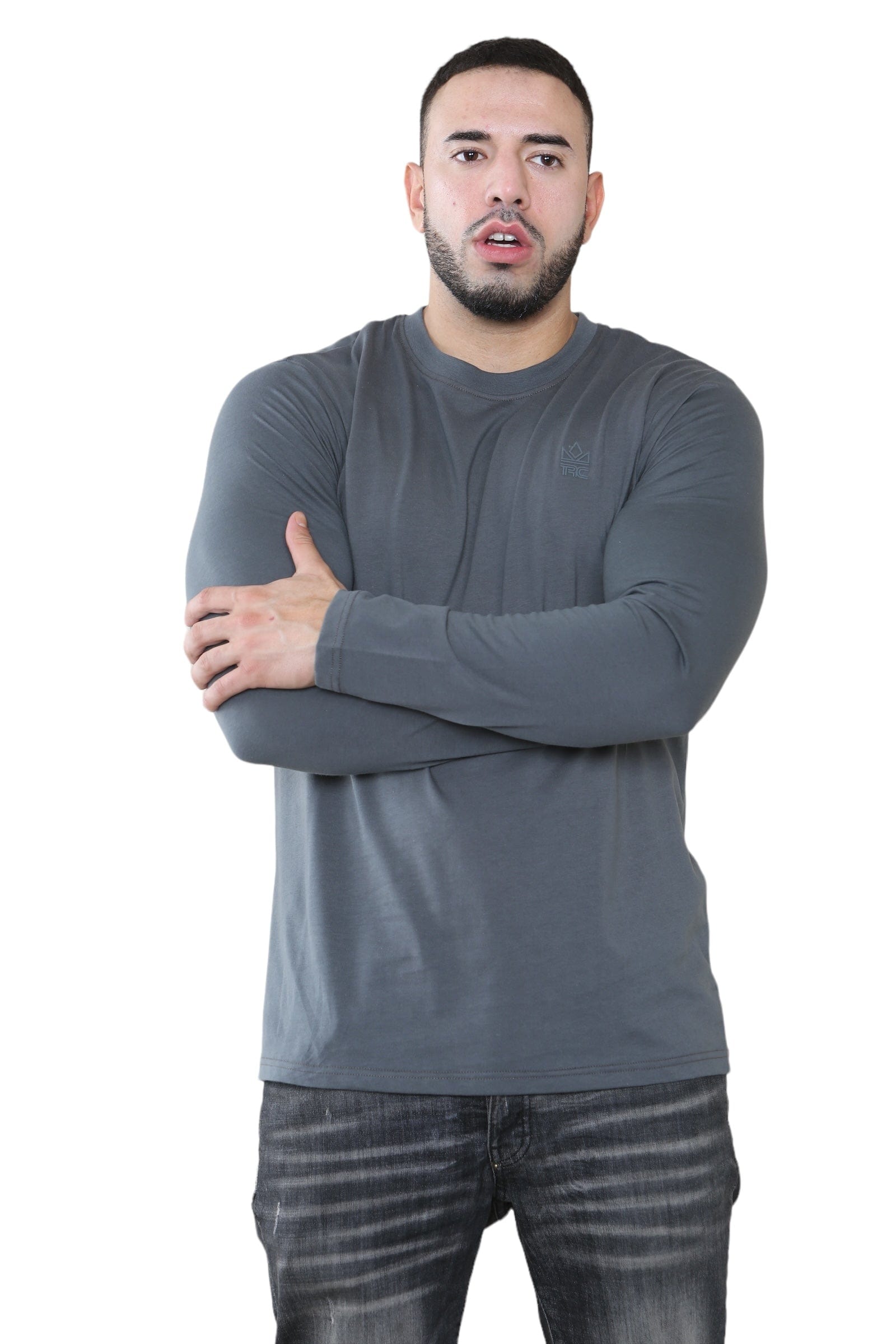 Pack of 3 Men's Round Neck Full Sleeve T-Shirts