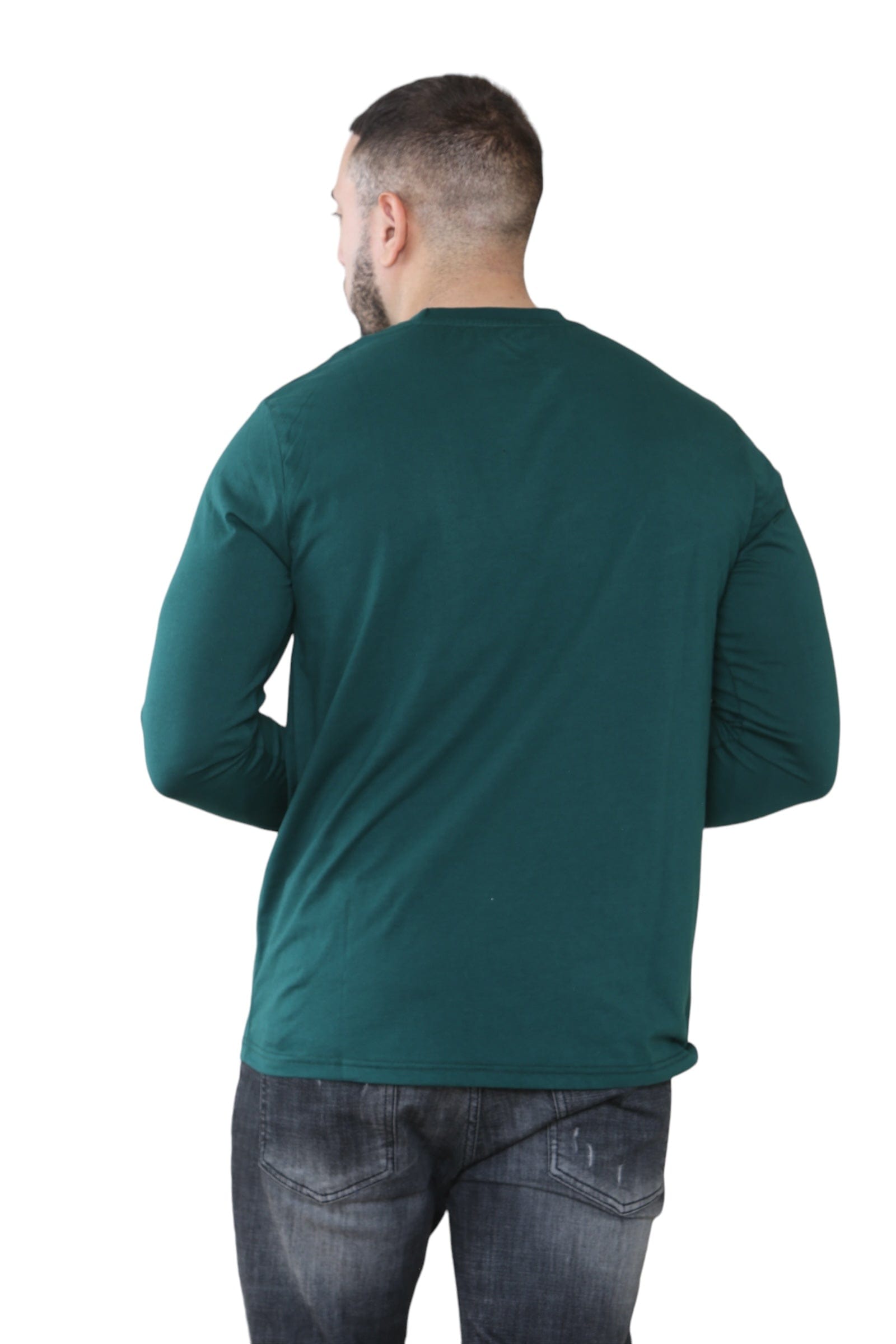 Pack of 3 Men's Round Neck Full Sleeve T-Shirts