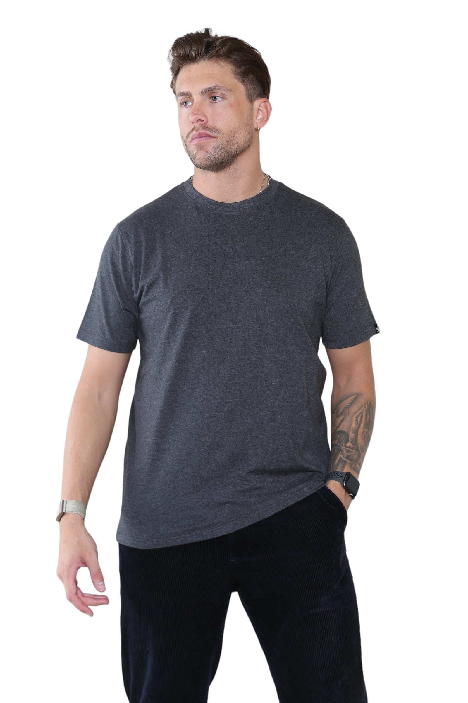 Pack of 5 Crew Neck half sleeves Mens Tshirts