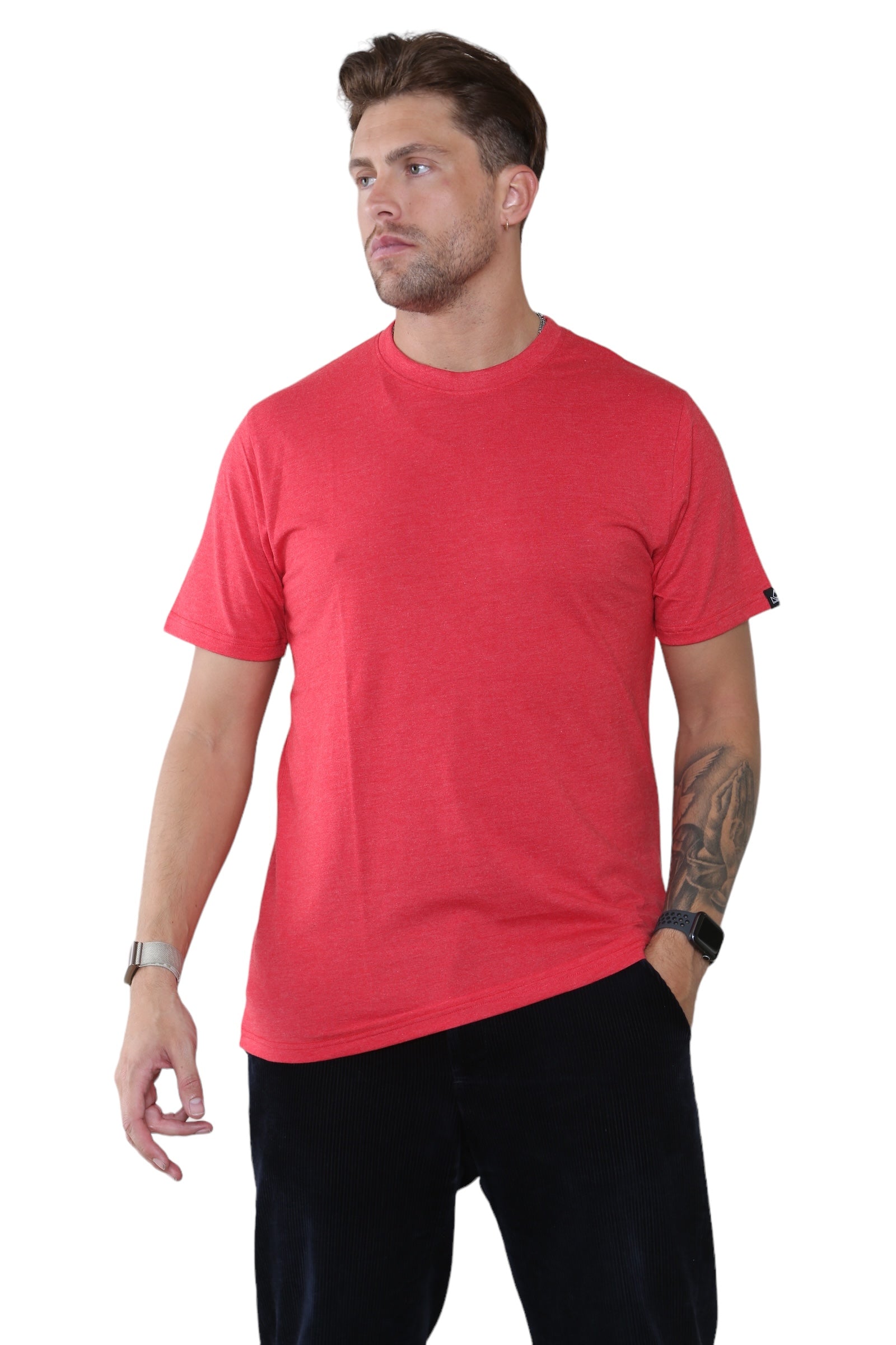 Pack of 5 Crew Neck half sleeves Mens Tshirts