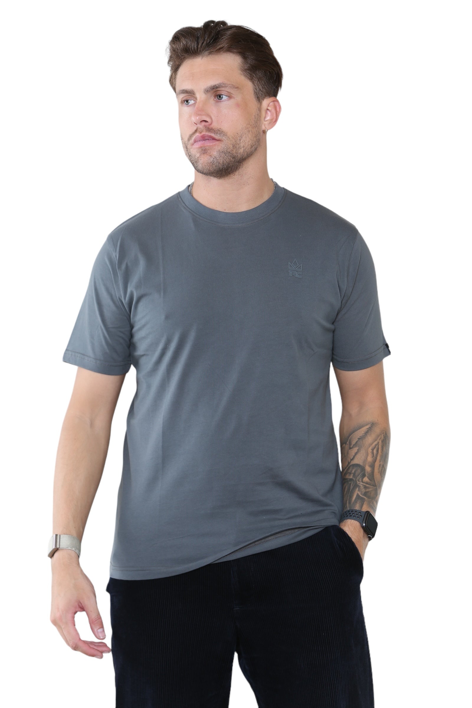 Pack of 4 organic Cotton Men's Round Neck t-shirts