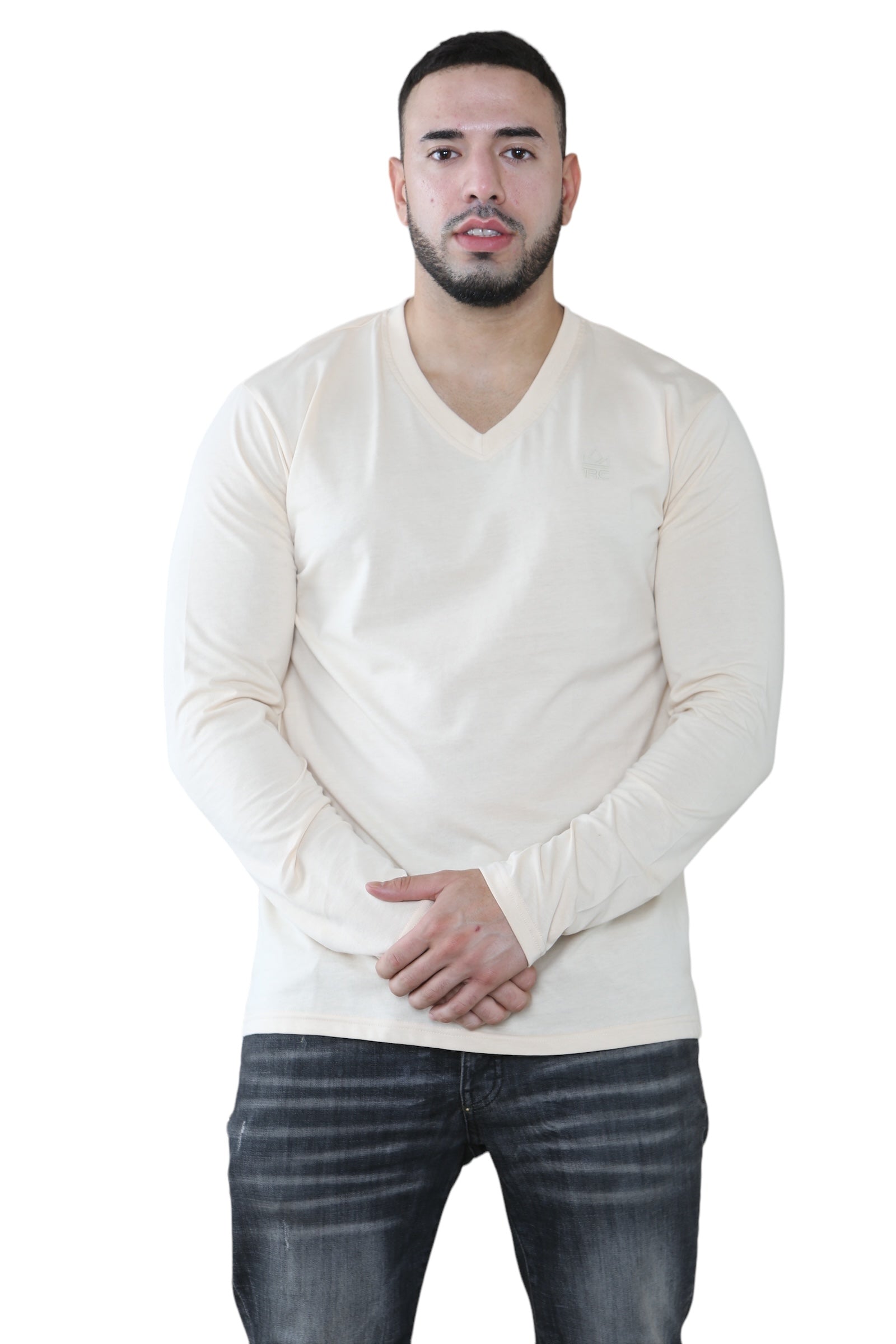 Pack of 3 Men's V Neck Full Sleeve T-Shirts