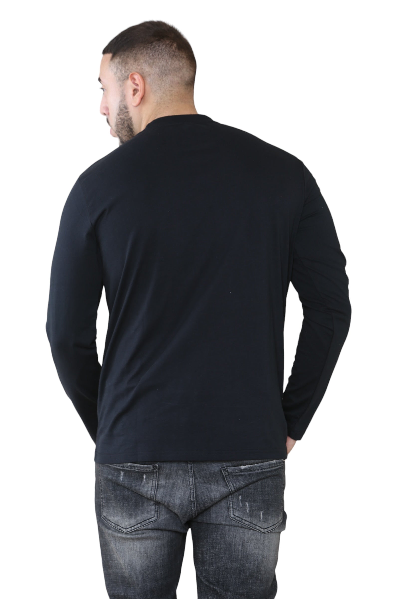 Pack of 3 Men's Round Neck Full Sleeve T-Shirts