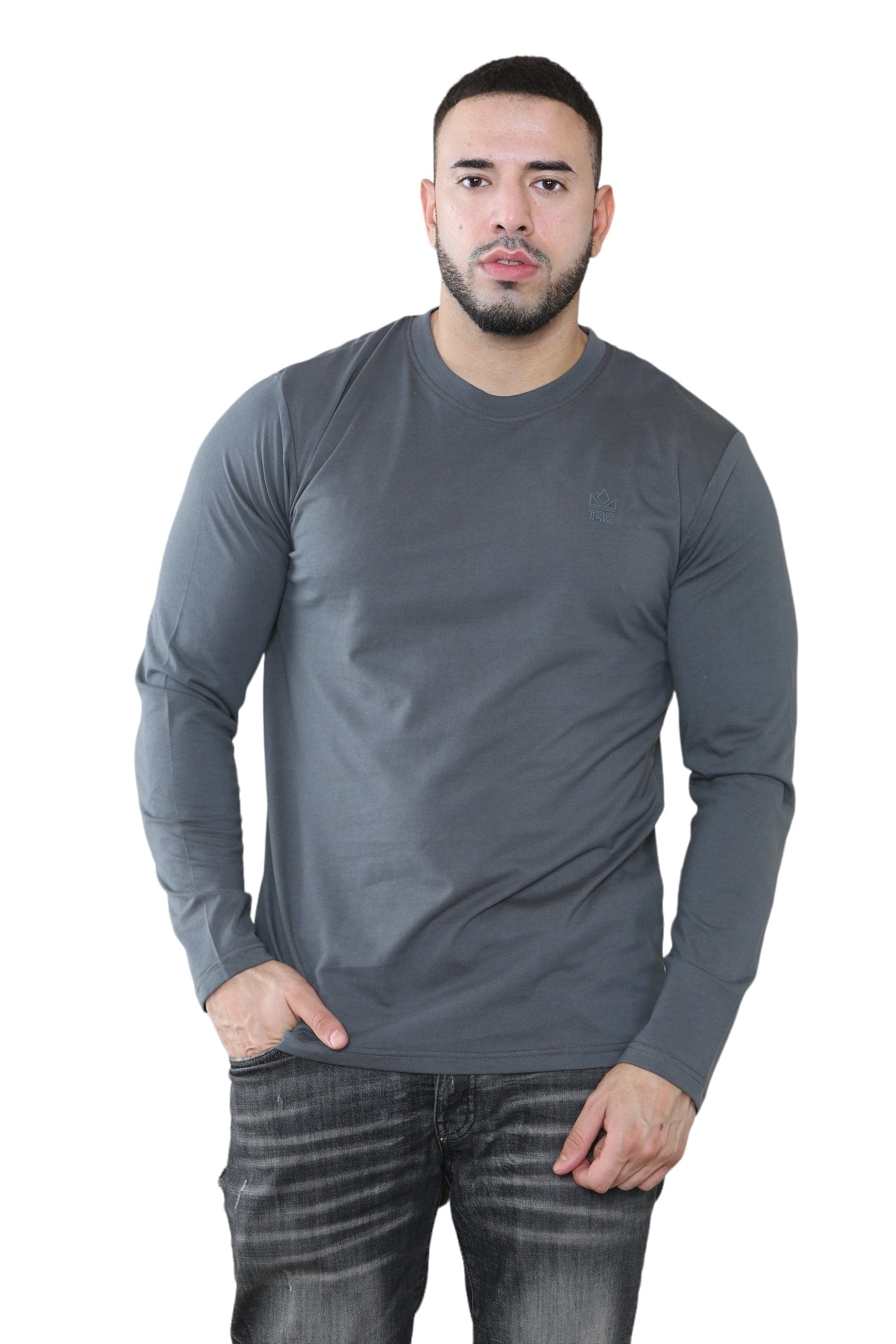 Pack of 3 Men's Round Neck Full Sleeve T-Shirts