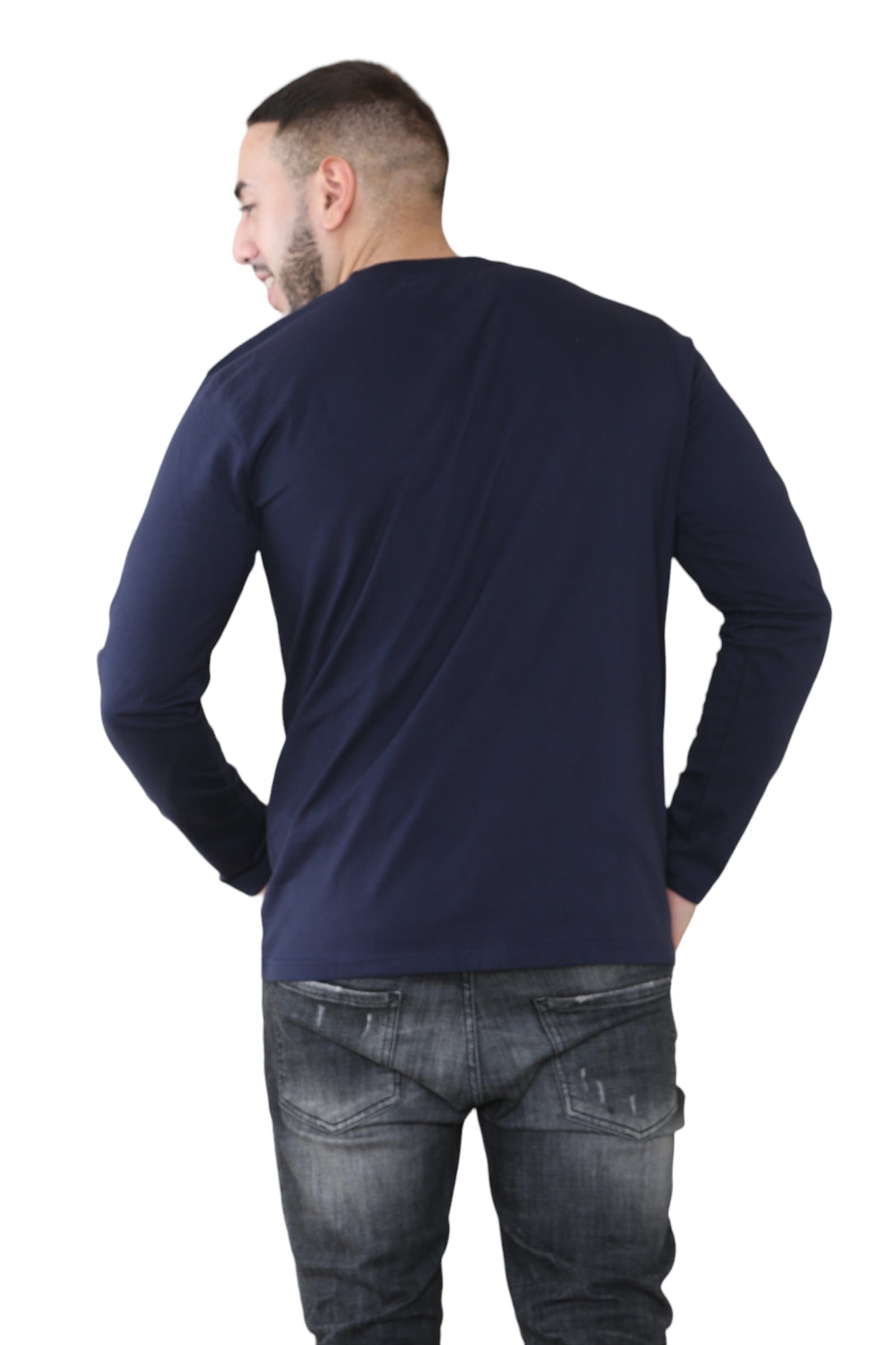 Pack of 3 Men's Round Neck Full Sleeve T-Shirts