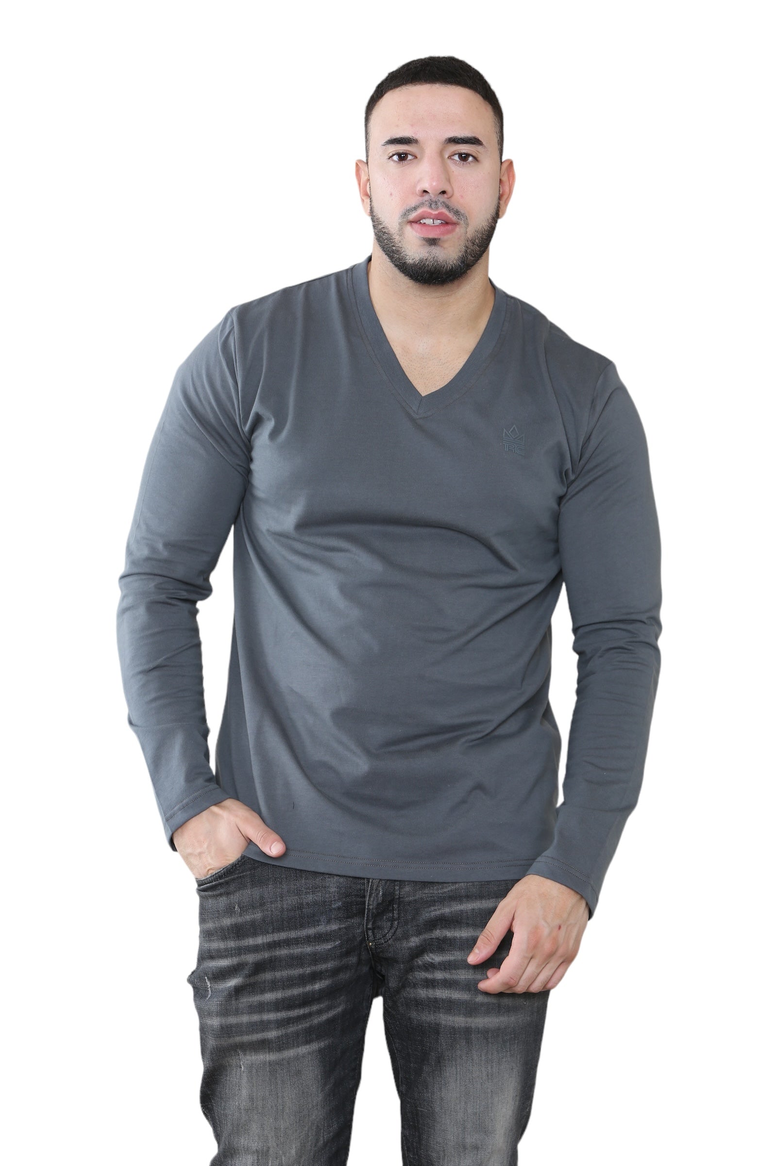 Pack of 3 Men's V Neck Full Sleeve T-Shirts