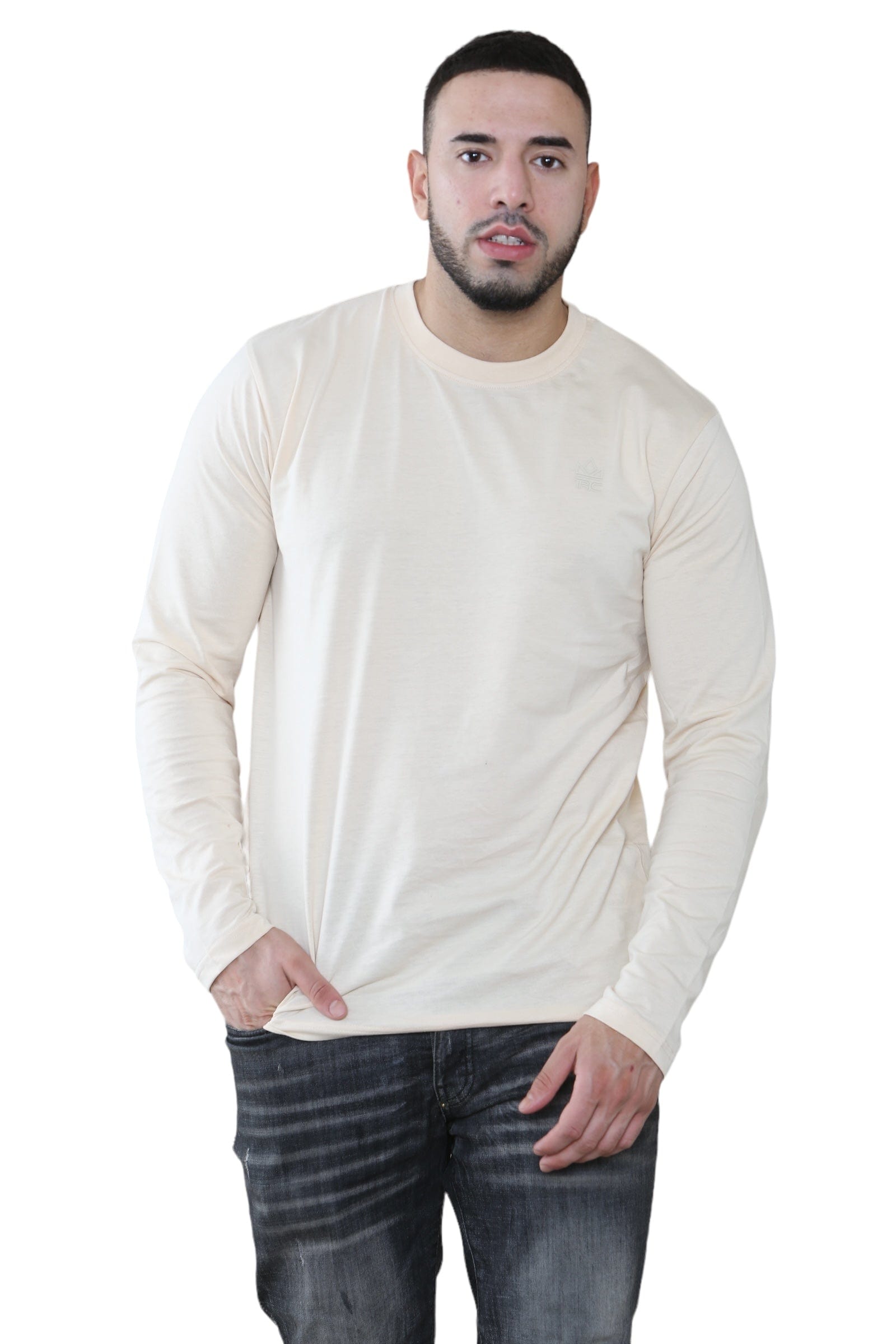 Pack of 3 Men's Round Neck Full Sleeve T-Shirts