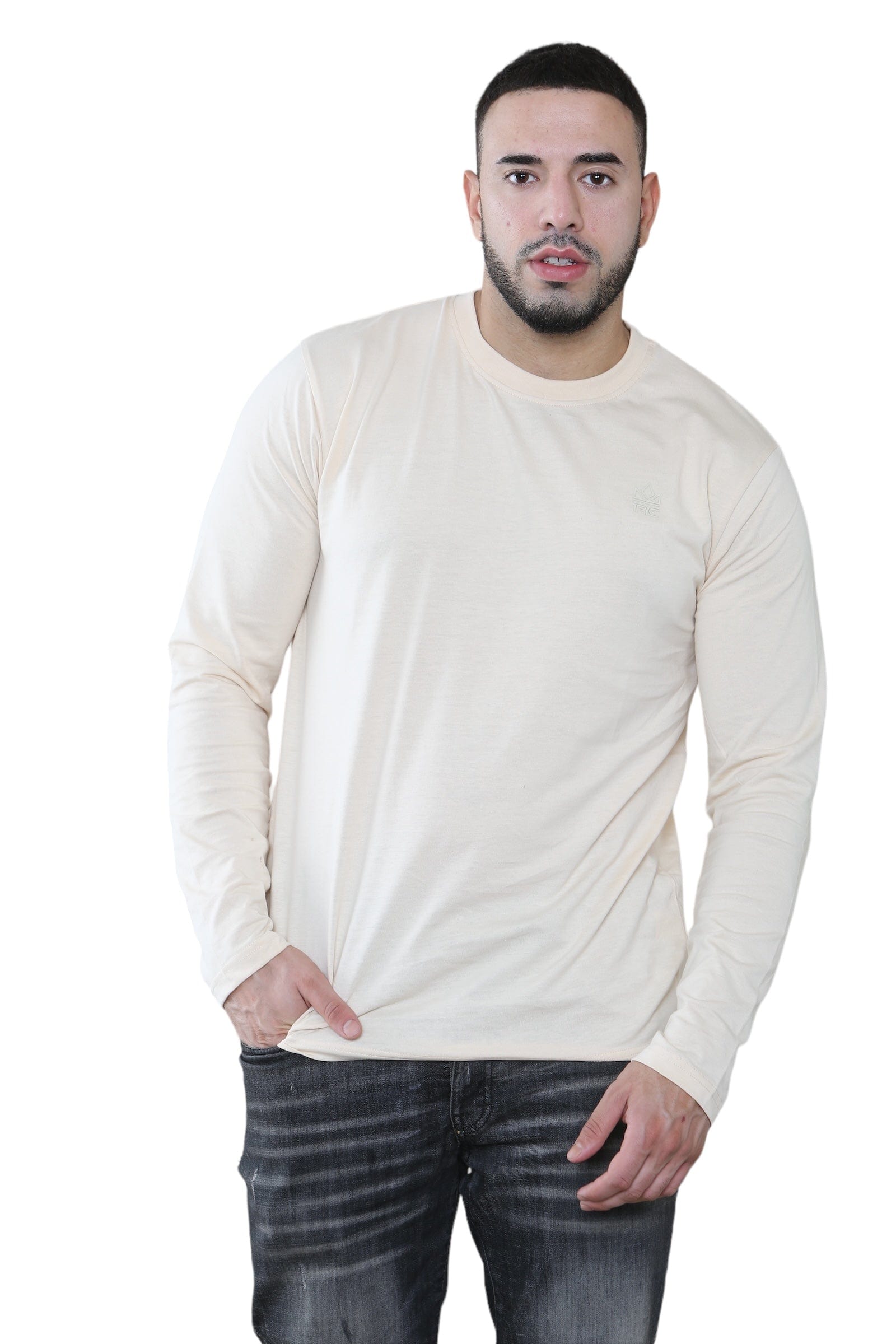 Pack of 3 Men's Round Neck Full Sleeve T-Shirts