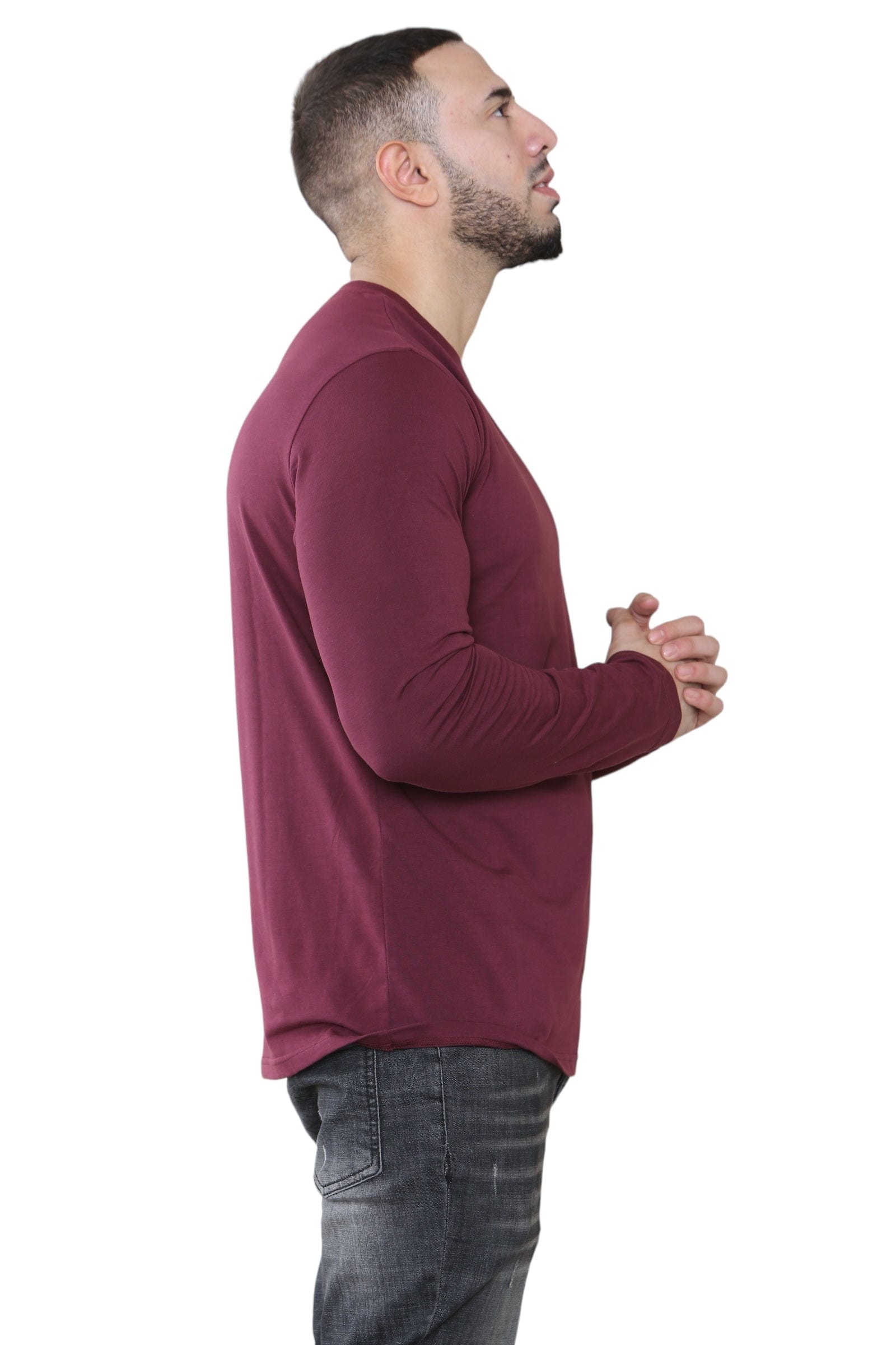 Pack of 3 Men's Round Neck Full Sleeve T-Shirts